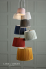 Klosz Abażur 30cm LAURA ASHLEY Hemsley Pleated Silk Grey DAR LIGHTING LA3713803-Q (Abażur- Bez Podstawy)